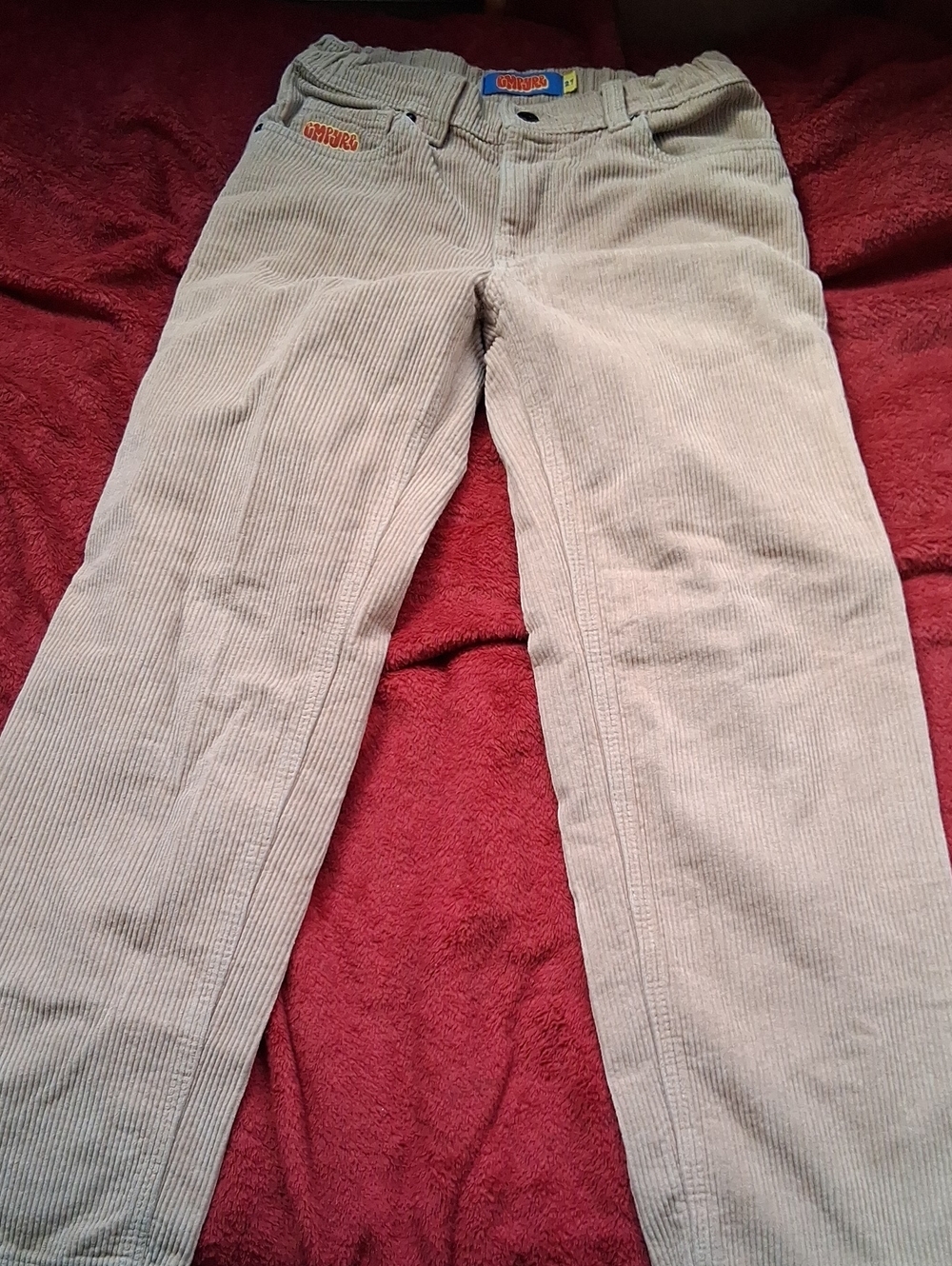 Mens Empyre Tan Corduroy Skater Pants Size 27 x 28